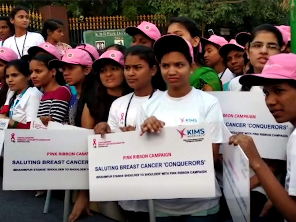 Hyderabad: Pink Ribbon Walk organised to create awareness on breast cancer