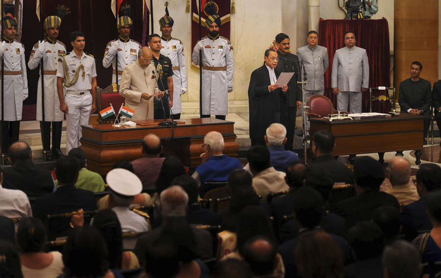 Ranjan Gogoi sworn in as Chief Justice of India