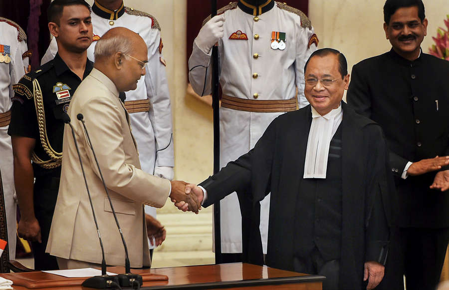 Ranjan Gogoi sworn in as Chief Justice of India