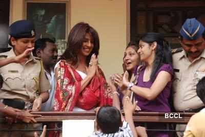 Celebs @ Ganpati Visarjan