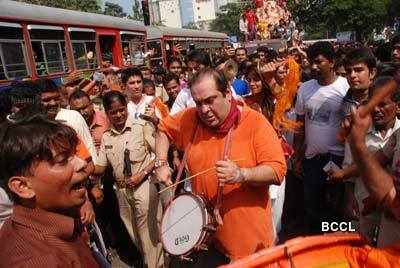 Celebs @ Ganpati Visarjan