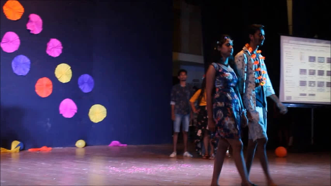 Students sashayed down the ramp in style