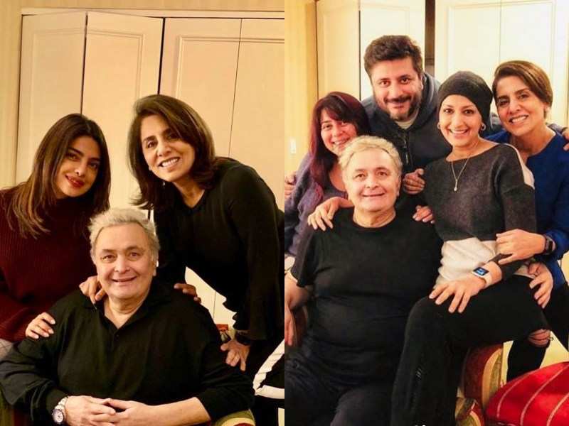 Rishi Kapoor and Neetu Kapoor have a wonderful time with Priyanka Chopra and Sonali Bendre in New York