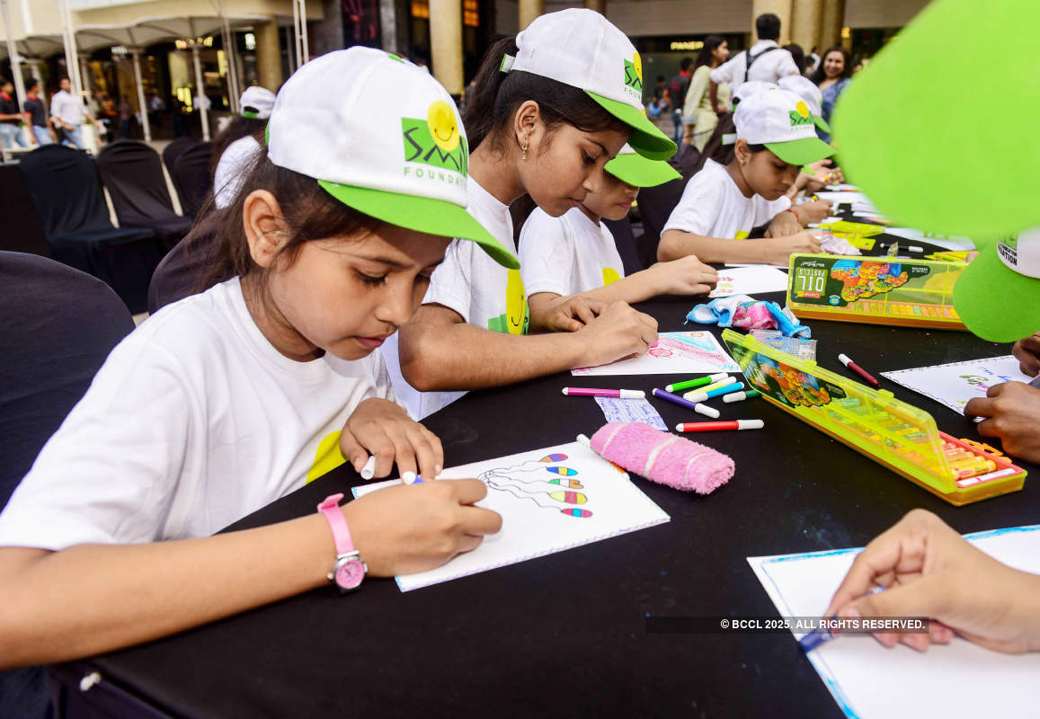 Sonakshi Sinha attends an event with NGO kids