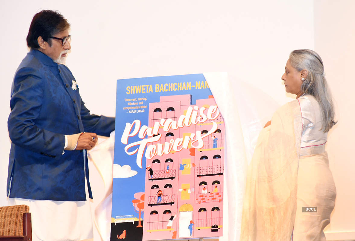 Amitabh and Jaya Bachchan unveil daughter Shweta's book