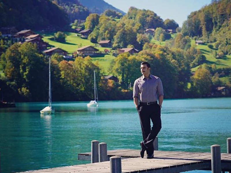 'Simmba' : Ranveer Singh takes a break from the shooting schedule,  enjoys some downtime in Switzerland