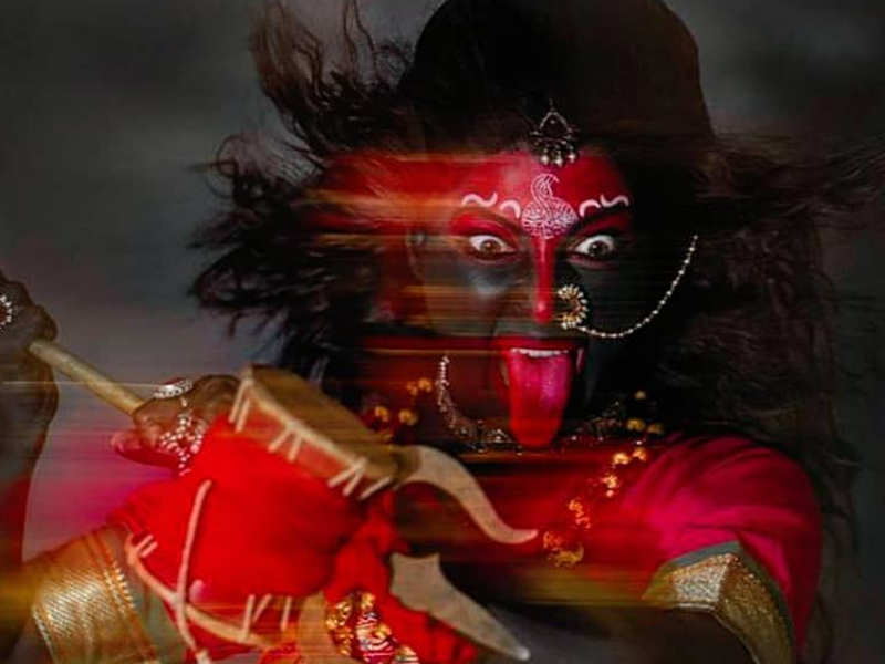 Photo: Tejaswini Pandit's fierce portrayal of goddess Durga on the seventh day of Navratri