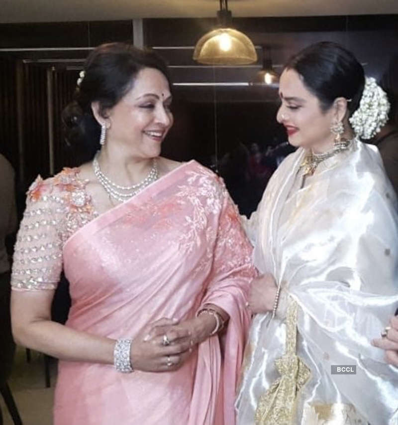 Celebs attend Hema Malini's 70th birthday party