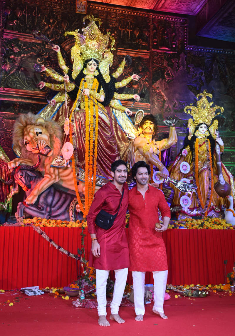 B-Town celebs soak in Durga Puja festivities