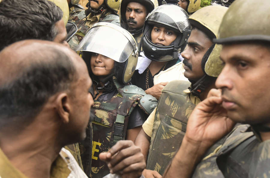 Kavitha Jakkala, Rehana Fathima return without entering the Sabarimala shrine