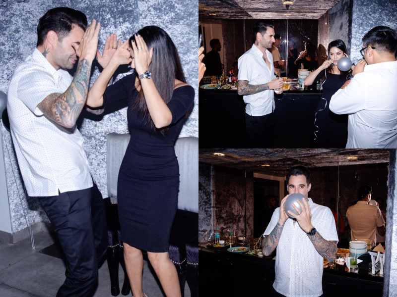 Photos Sunny Leone Hosts A Surprise Party For Husband Daniel Weber On His Special Day