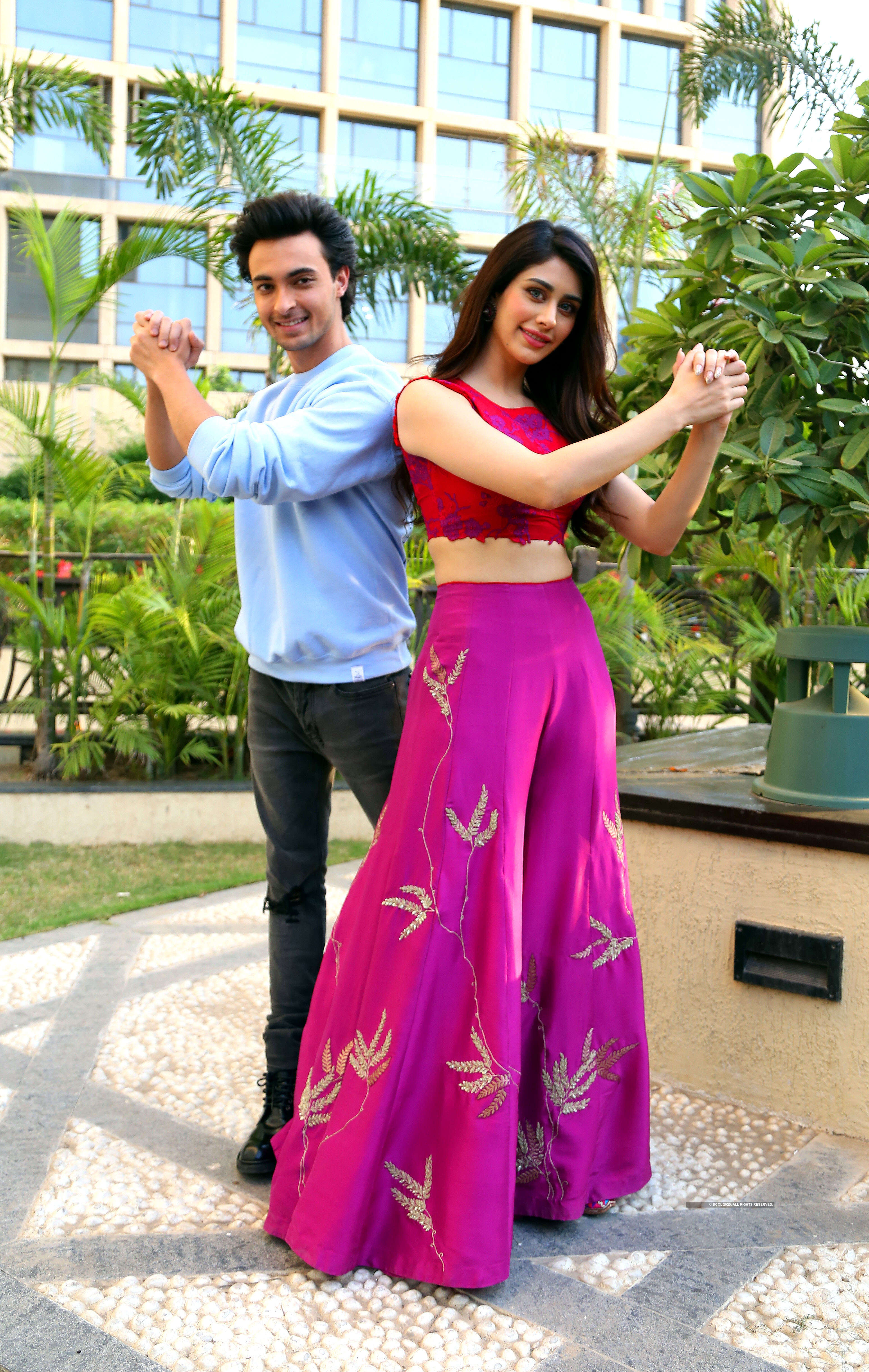 Aayush Sharma and Warina Hussain 