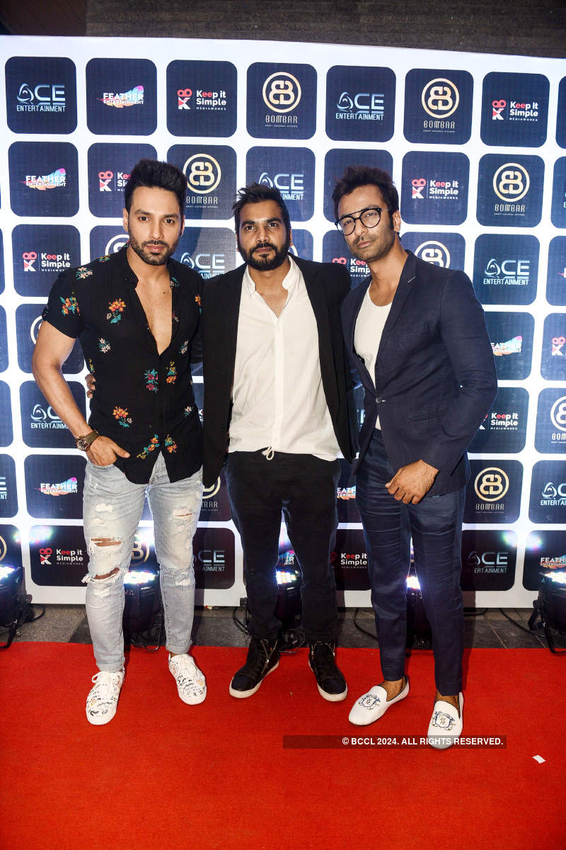 TV celebs attend the launch of a restaurant