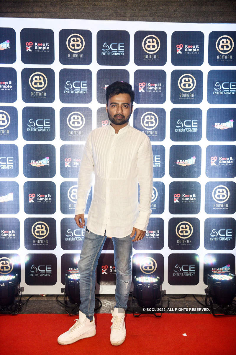 TV celebs attend the launch of a restaurant