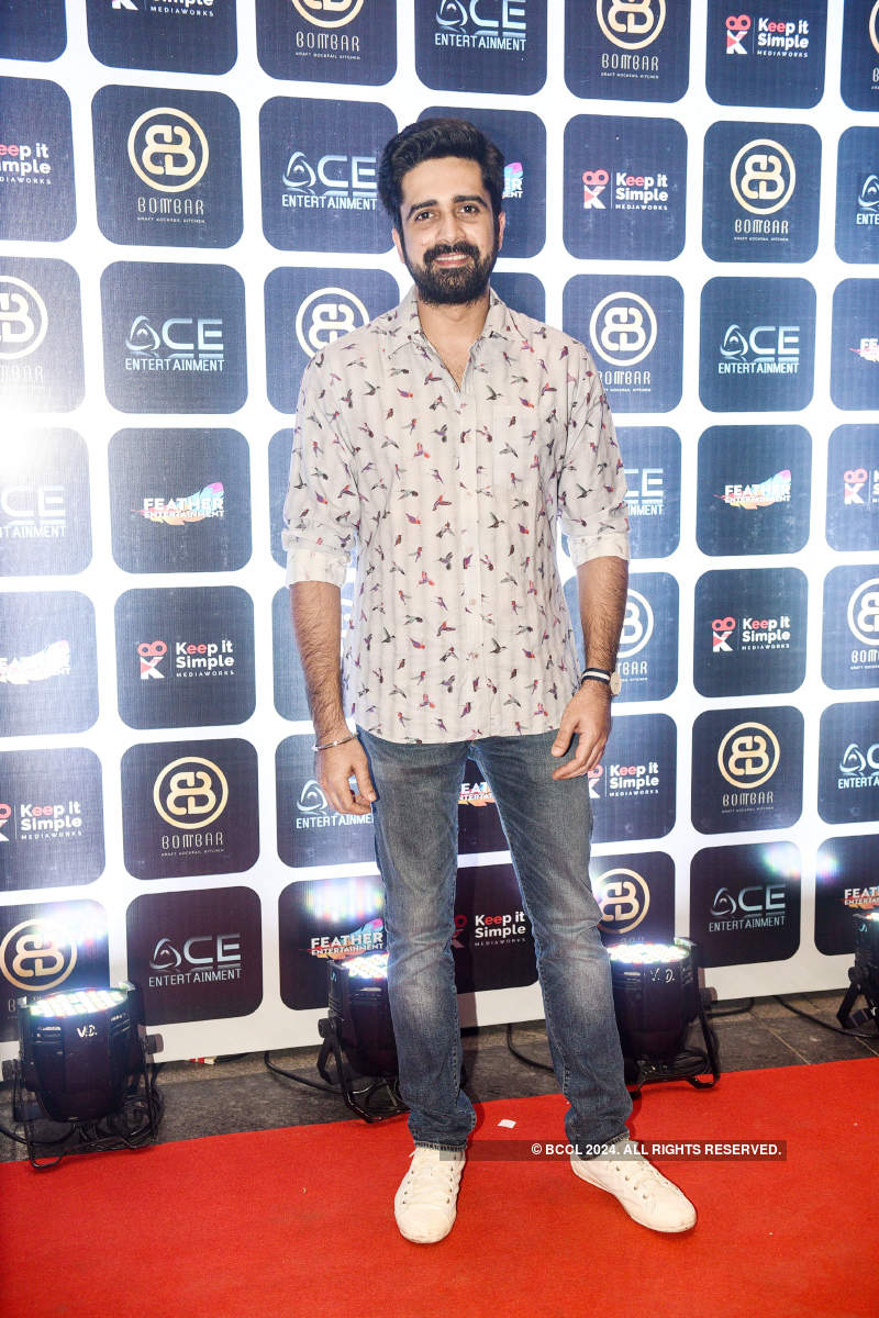 TV celebs attend the launch of a restaurant