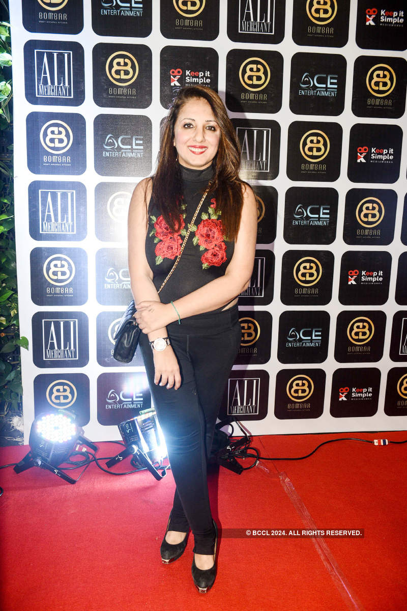 TV celebs attend the launch of a restaurant