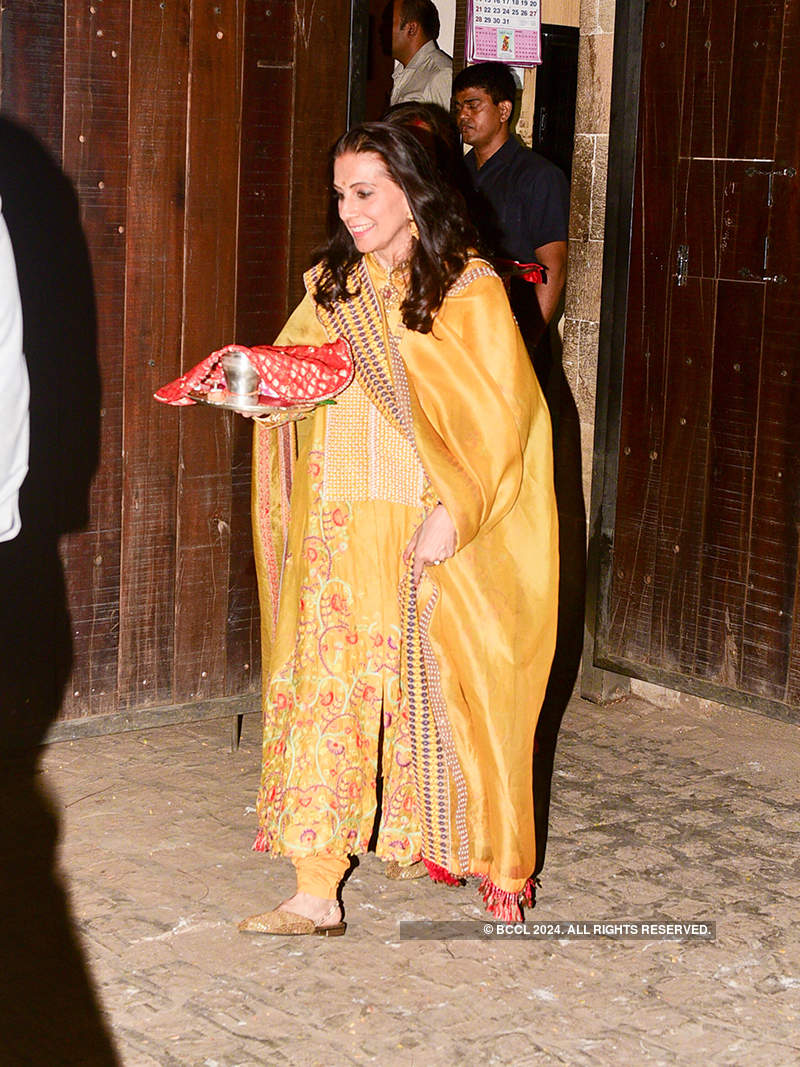 B-Town celebs attend Karwa Chauth celebrations at Anil Kapoor’s residence