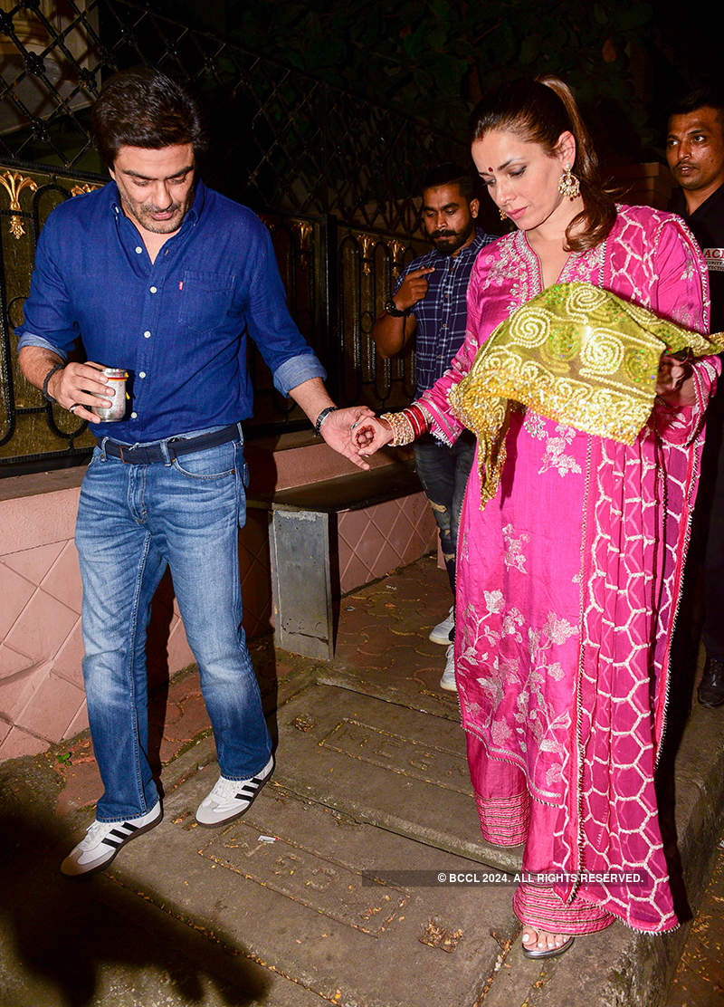 B-Town celebs attend Karwa Chauth celebrations at Anil Kapoor’s residence