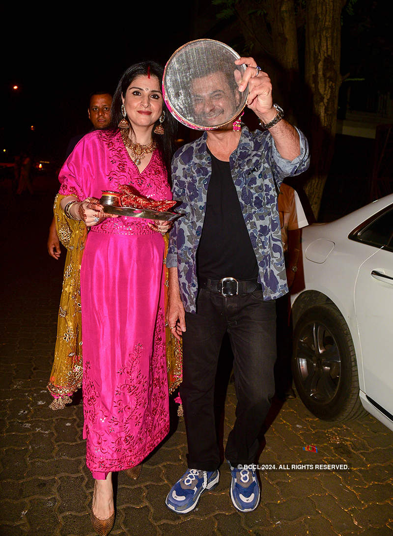 B-Town celebs attend Karwa Chauth celebrations at Anil Kapoor’s residence