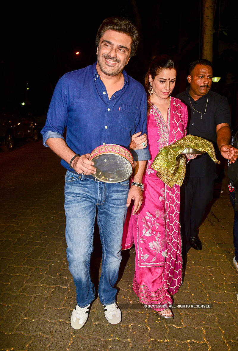 B-Town celebs attend Karwa Chauth celebrations at Anil Kapoor’s residence