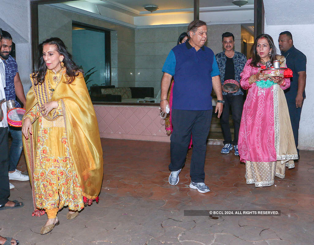 B-Town celebs attend Karwa Chauth celebrations at Anil Kapoor’s residence