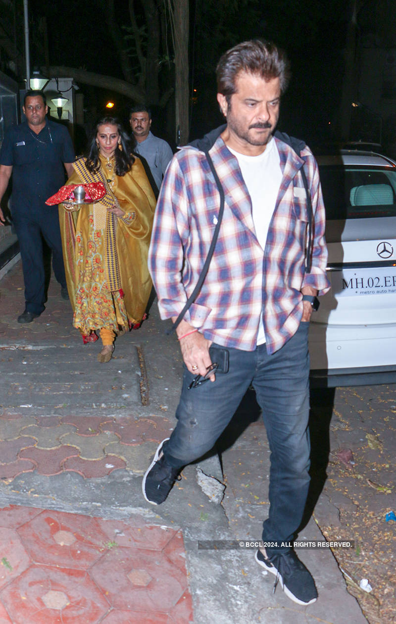 B-Town celebs attend Karwa Chauth celebrations at Anil Kapoor’s residence