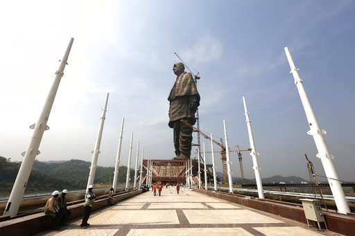 Image result for Will Andhra Assembly Building be taller than Statue of Unity?
