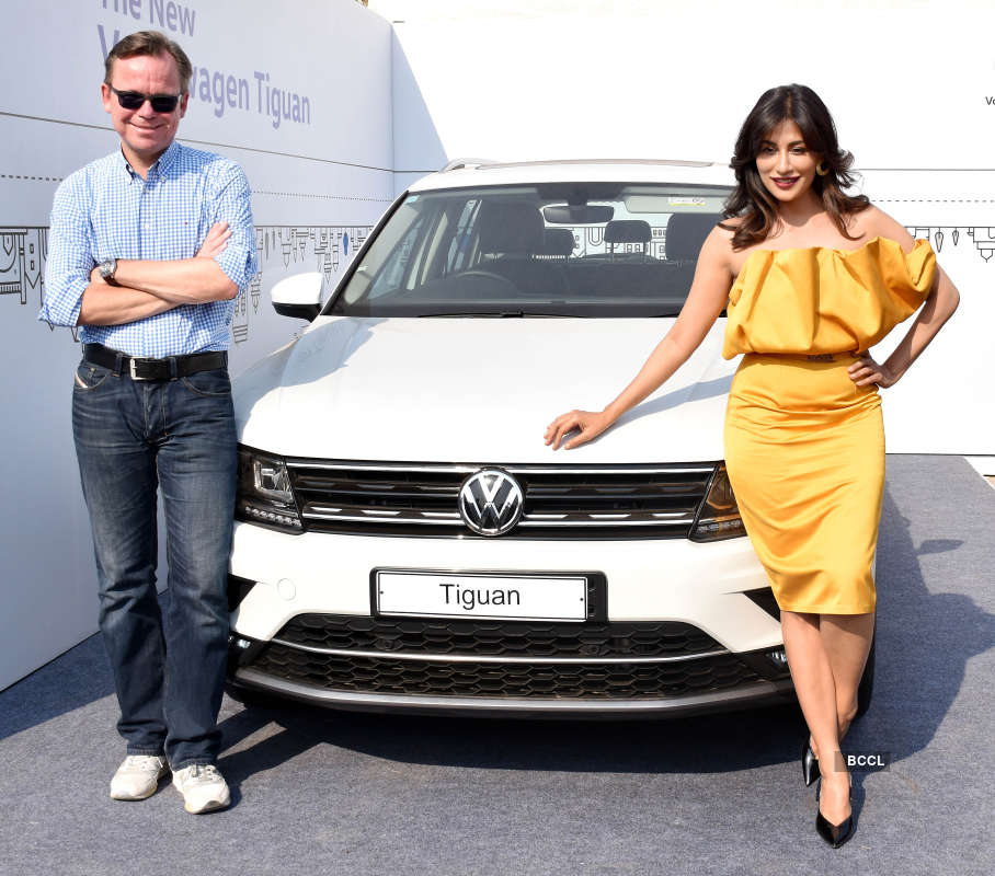 Chitrangda Singh graces the launch of Volkswagen Tiguan