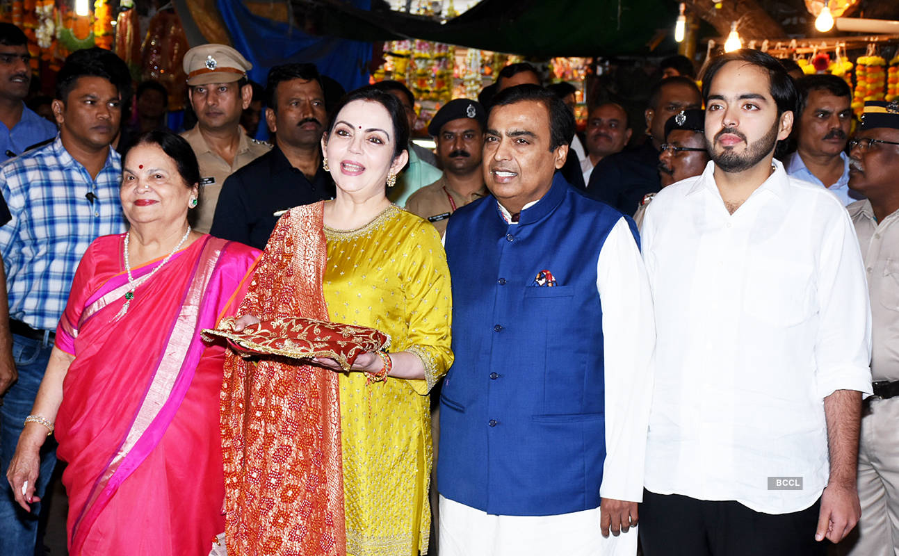 Isha Ambani’s wedding celebrations begin with dandiya night, see pictures