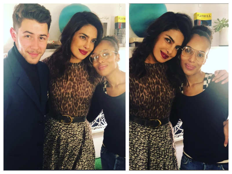Photos: Priyanka Chopra and Nick Jonas spend time with Kerry Washington