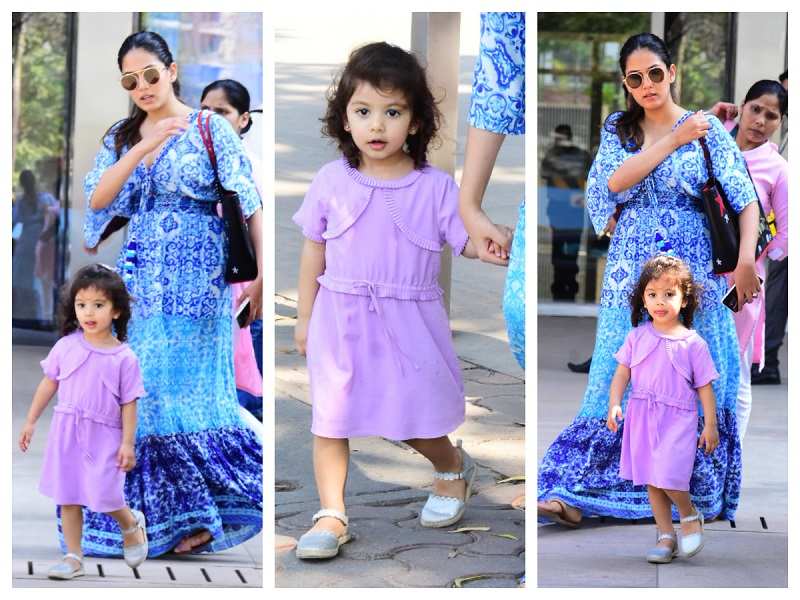 Photos: Baby Misha's day out with mommy Mira Rajput