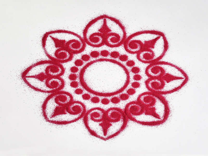 27+ Round Diwali Rangoli Rangoli Design Images New And Simple Background