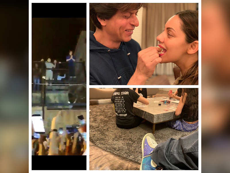 Photos: Shah Rukh Khan rings in his 53rd birthday with Gauri, family and friends