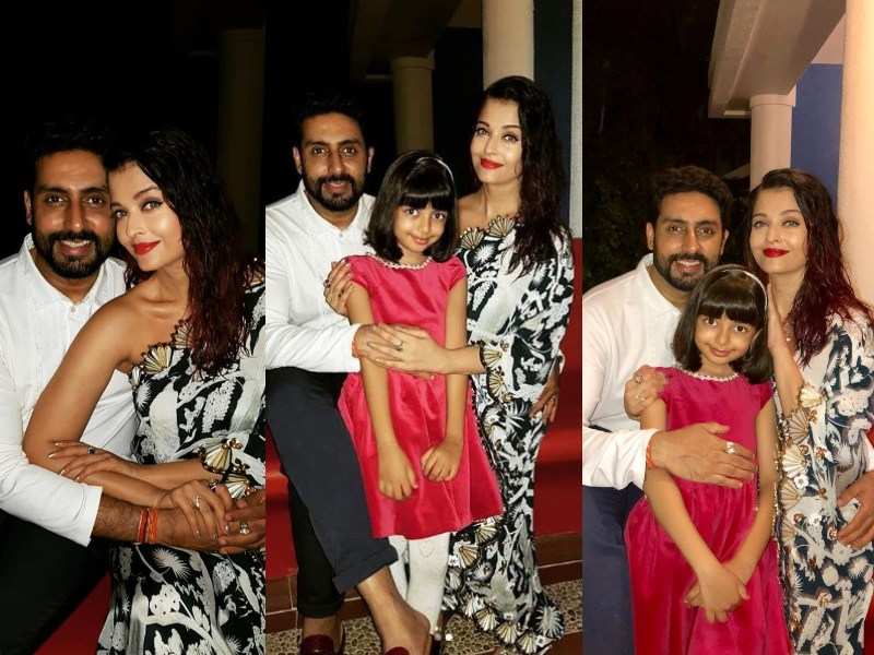 Abhishek-Aishwarya Rai Bachchan and Aaradhya make for the perfect family picture