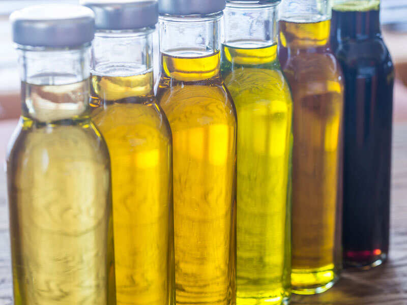 Blended oil outlet cooking