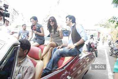 Ranbir & Priyanka @ KC college