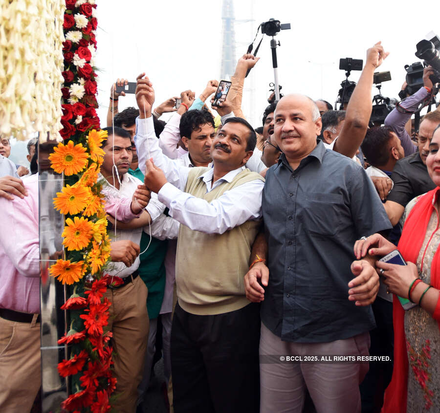 Delhi’s iconic Signature Bridge opens for public