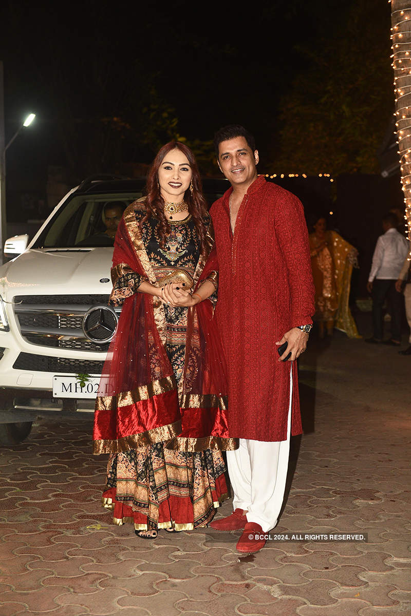 Rumoured couples Arbaaz-Giorgia & Sushmita-Rohman light up Shilpa Shetty’s Diwali party