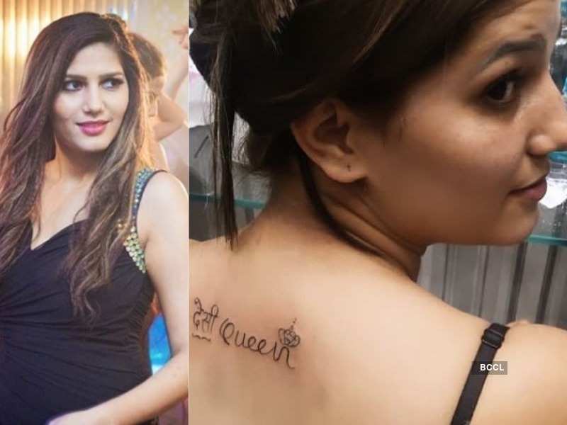 Bigg Boss 11 fame Sapna Chaudhary's new tattoo does complete justice to her desi swag
