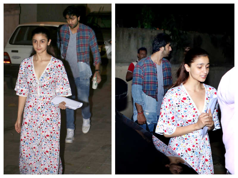 In pictures: Ranbir Kapoor gets snapped post dance rehearsal