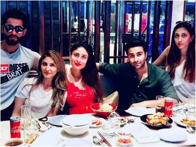 Kareena Kapoor Khan mesmerises in red as she spends some quality time with her cousins