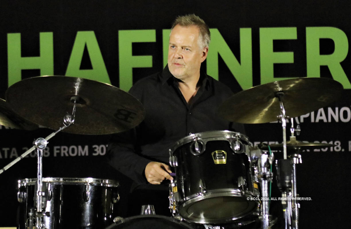 German jazz drummer Wolfgang Haffner enthrals Tolly Club members