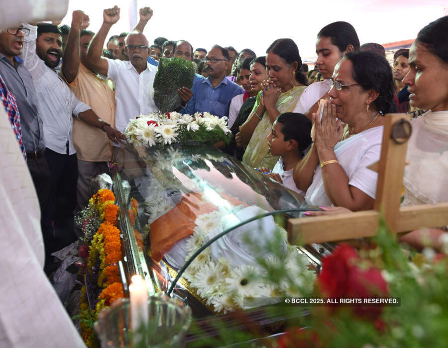 Mortal remains of martyred soldier laid to rest with honours