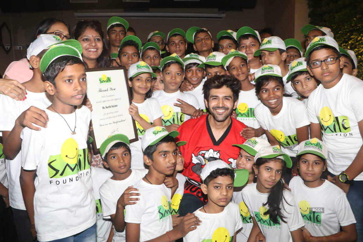 Kartik Aaryan celebrates Children's Day with NGO kids