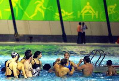 Foreign players at CWG '10