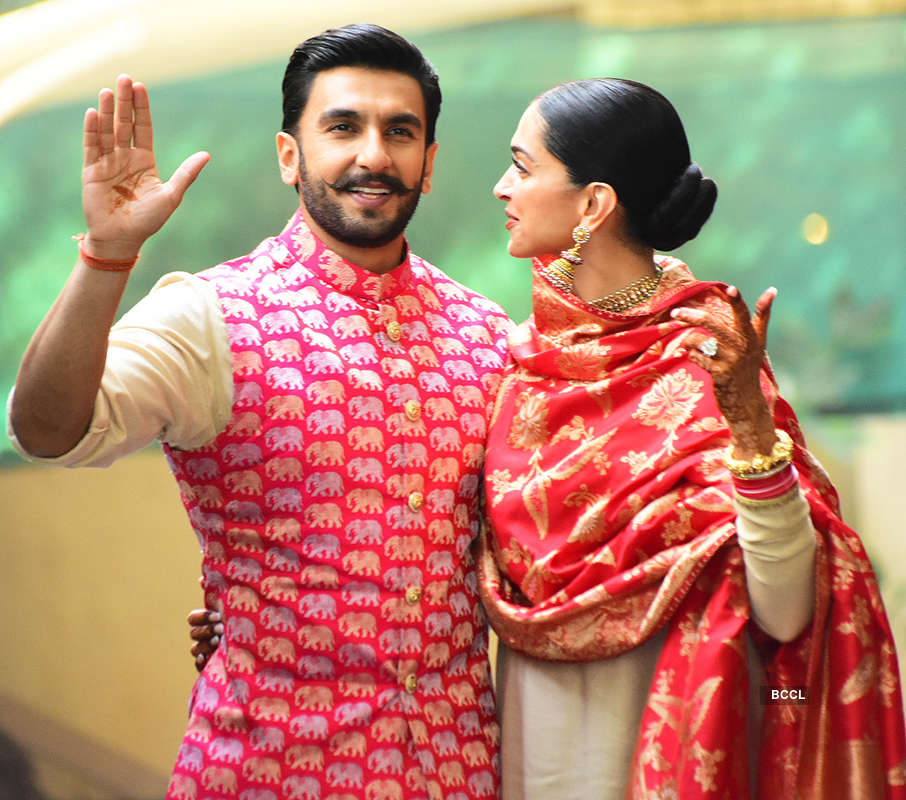 Deepika Padukone and Ranveer Singh share pictures from their Sindhi wedding ceremony