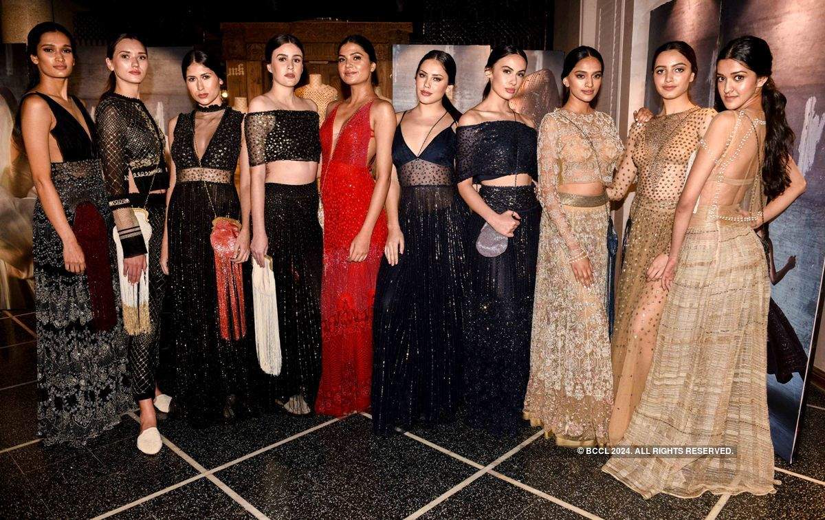 Monica and Karishma showcase their collection at Jade