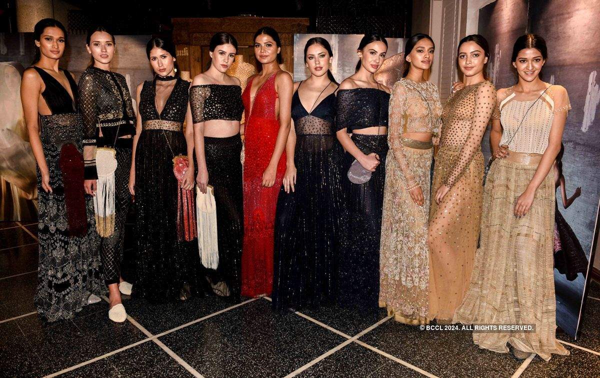 Monica and Karishma showcase their collection at Jade