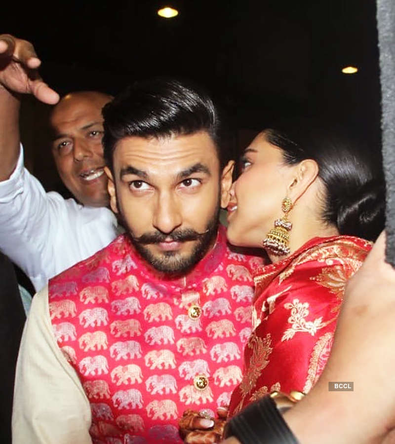 Unseen wedding pictures of Deepika Padukone and Ranveer Singh raising a toast go viral