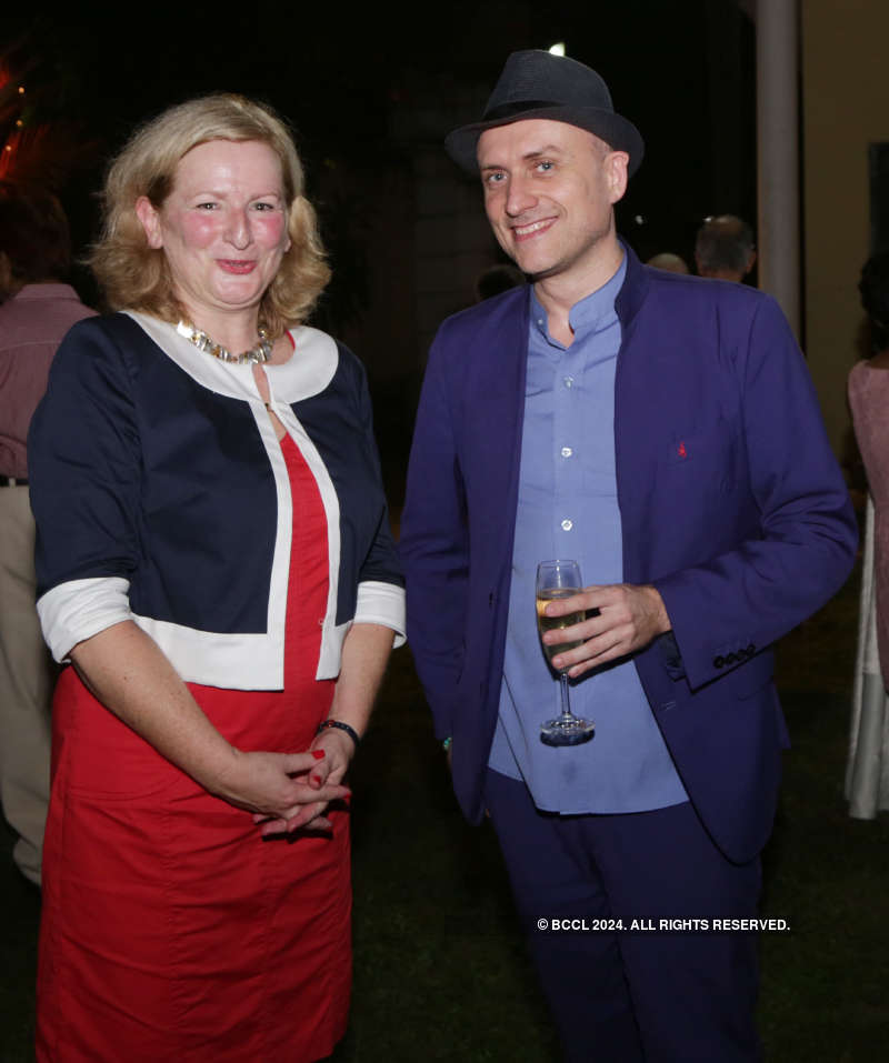 French Consul General Virginie Corteval attends the French Consulate